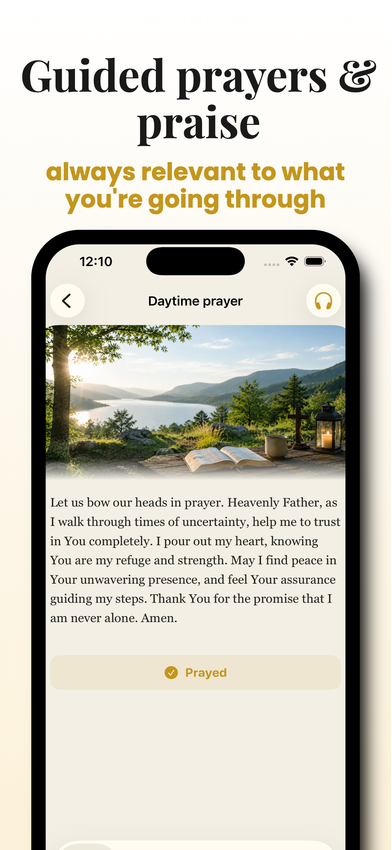 FirmLight guided daytime prayer